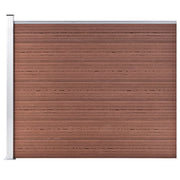 Panel za ogradu WPC 175 x 146 cm smeđi