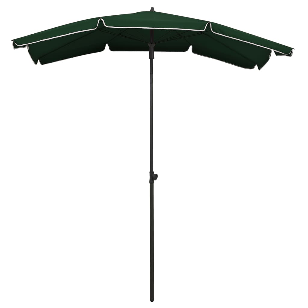 Vrtni suncobran sa stupom 200 x 130 cm zeleni