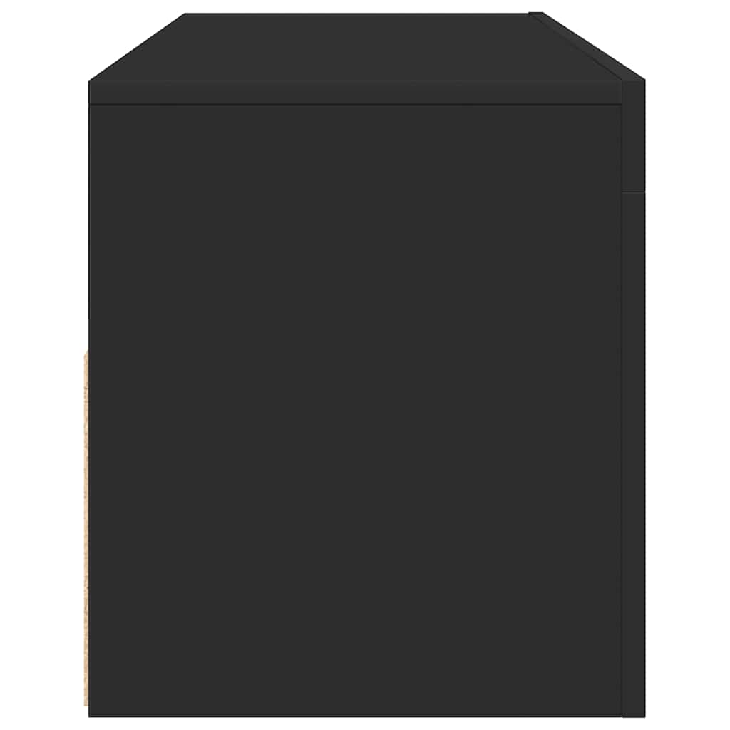 TV ormarić s LED svjetlima crni 120 x 35 x 40 cm