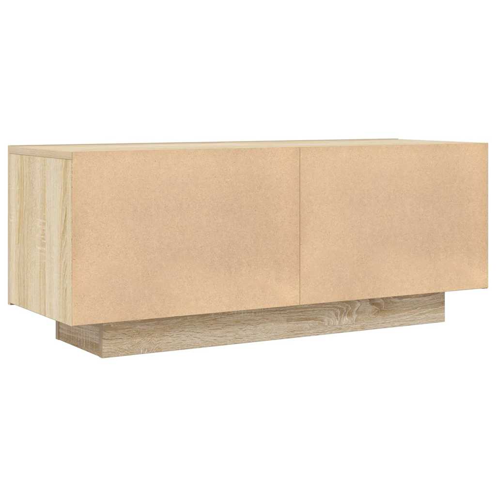 TV ormarić boja hrasta sonome 100x35x40 cm konstruirano drvo Smeđa
