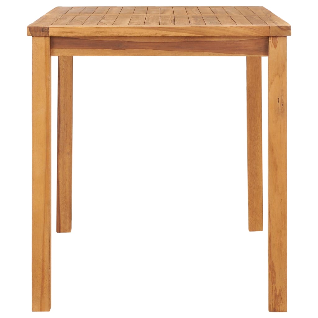 Vrtni blagovaonski set od 5 dijelova 120 x 70 cm masivno tikovino drvo