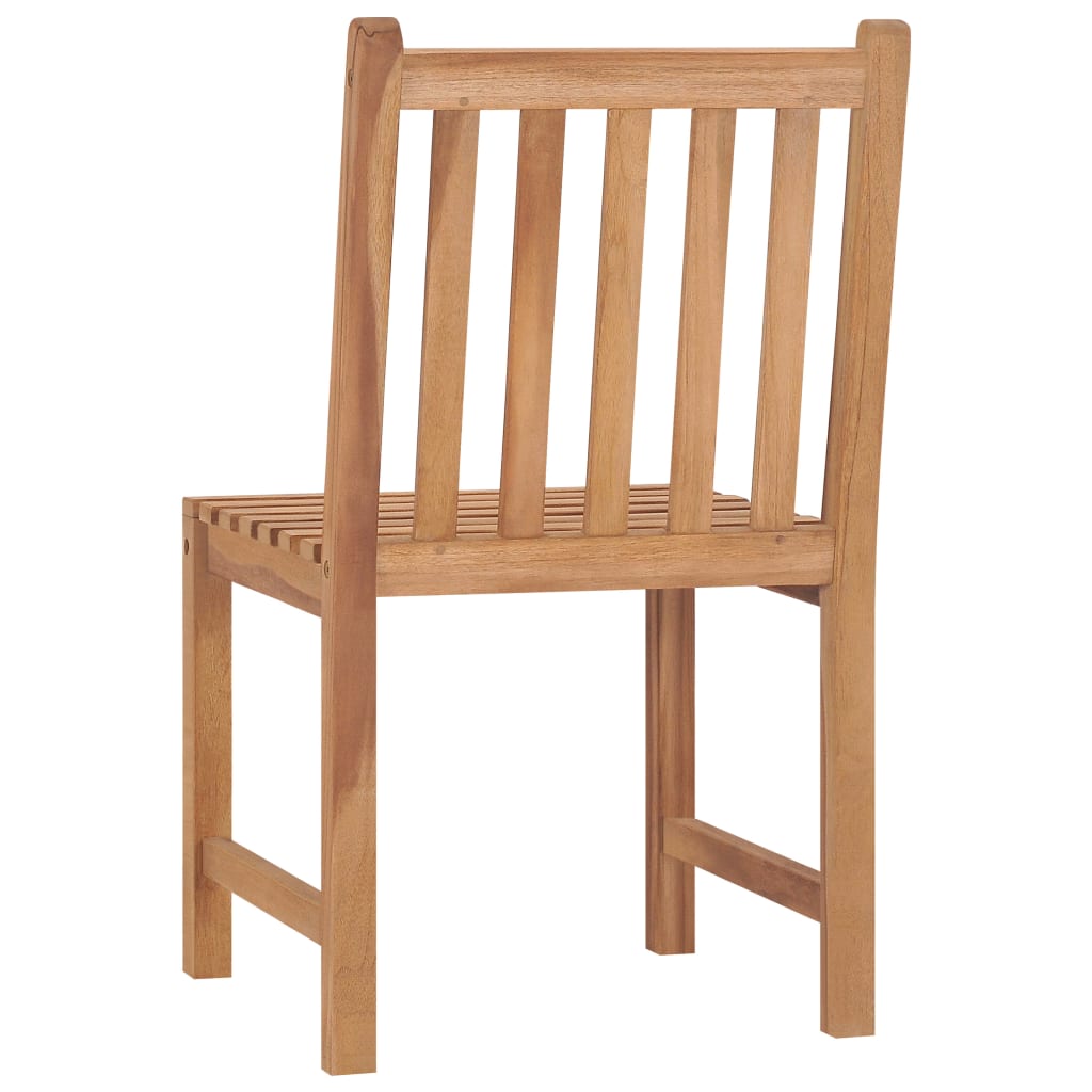 Vrtni blagovaonski set od 5 dijelova 120 x 70 cm masivno tikovino drvo