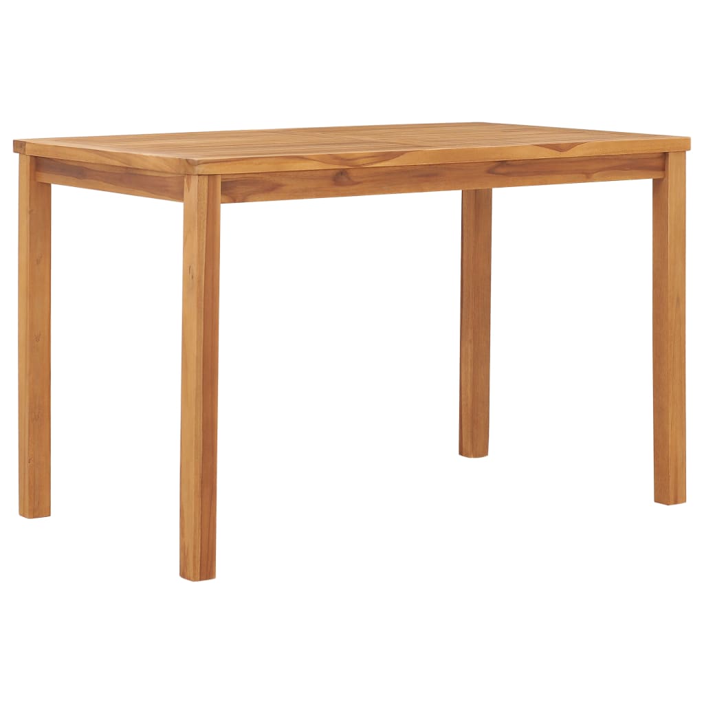 Vrtni blagovaonski set od 5 dijelova 120 x 70 cm masivno tikovino drvo