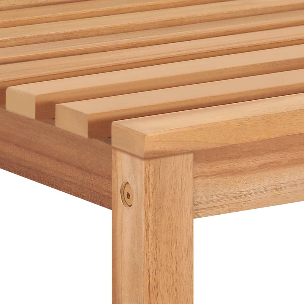 Vrtni blagovaonski set od 7 dijelova 120 x 70 cm masivno tikovino drvo