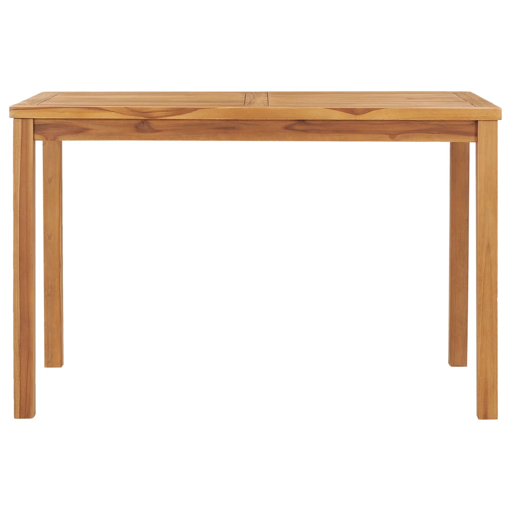Vrtni blagovaonski set od 7 dijelova 120 x 70 cm masivno tikovino drvo
