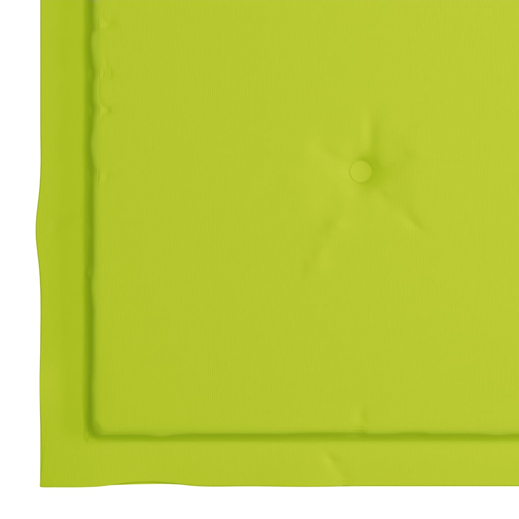 Vrtne stolice s jastucima 2 kom od bagremovog drva i čelika Zelena