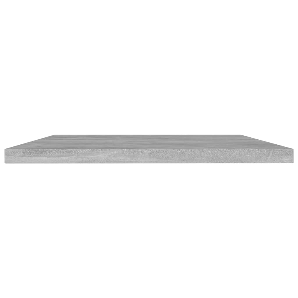 Police za knjige 8 kom siva boja betona 60x40x1,5 cm od iverice
