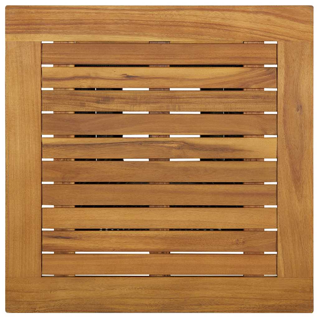 3-dijelni vrtni barski set od poliratana s jastucima crni Crna 60 cm table length