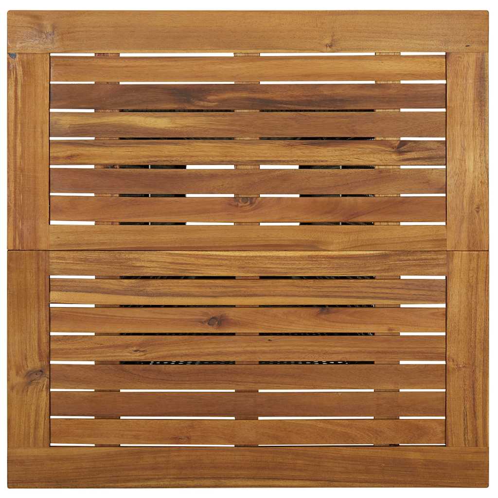 5-dijelni vrtni barski set od poliratana s jastucima sivi Siva 80 cm table length