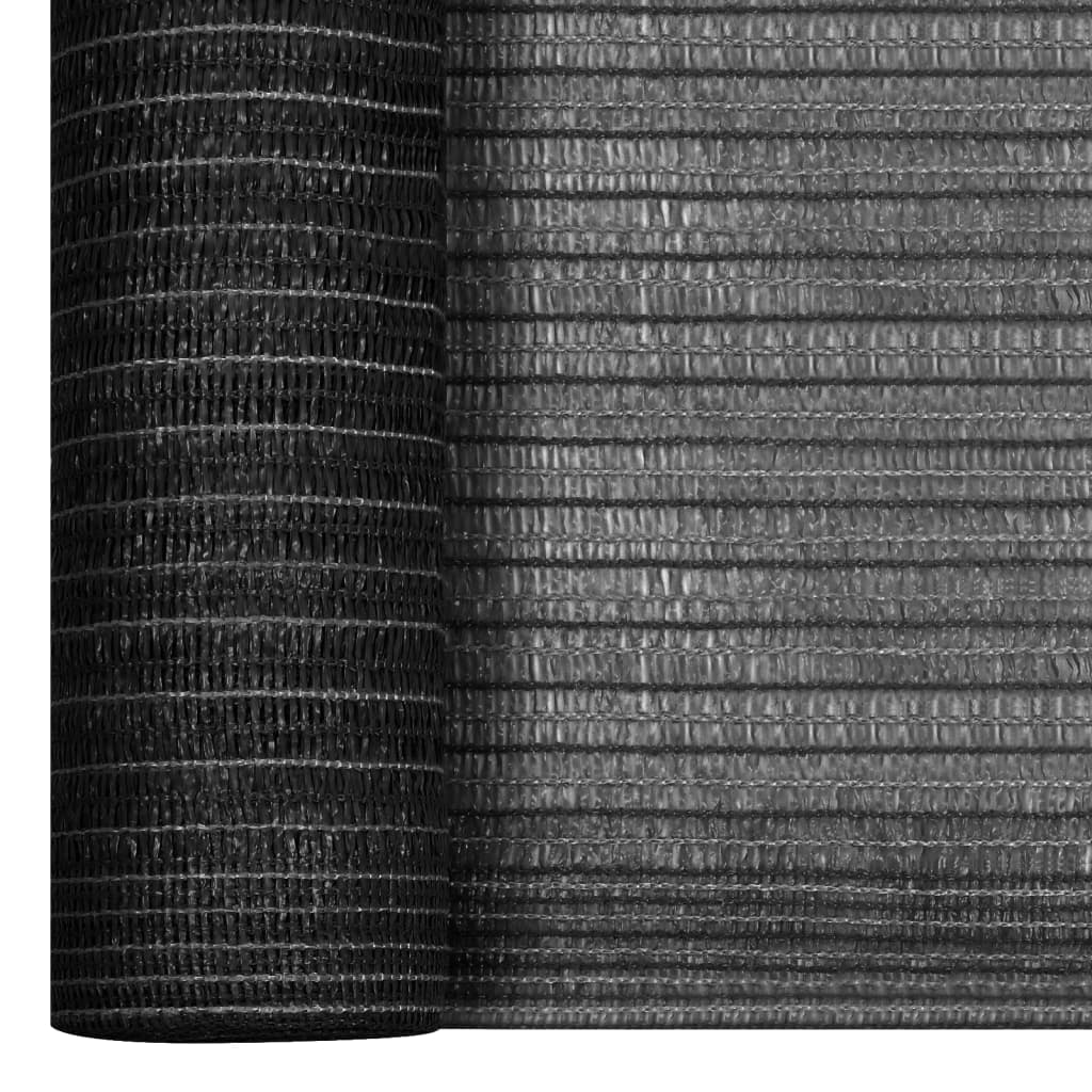 Mreža za privatnost antracit 1,5 x 25 m HDPE 75 g/m²