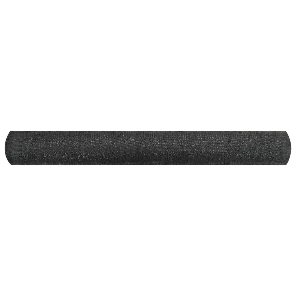 Mreža za privatnost crna 2 x 50 m HDPE 195 g/m²