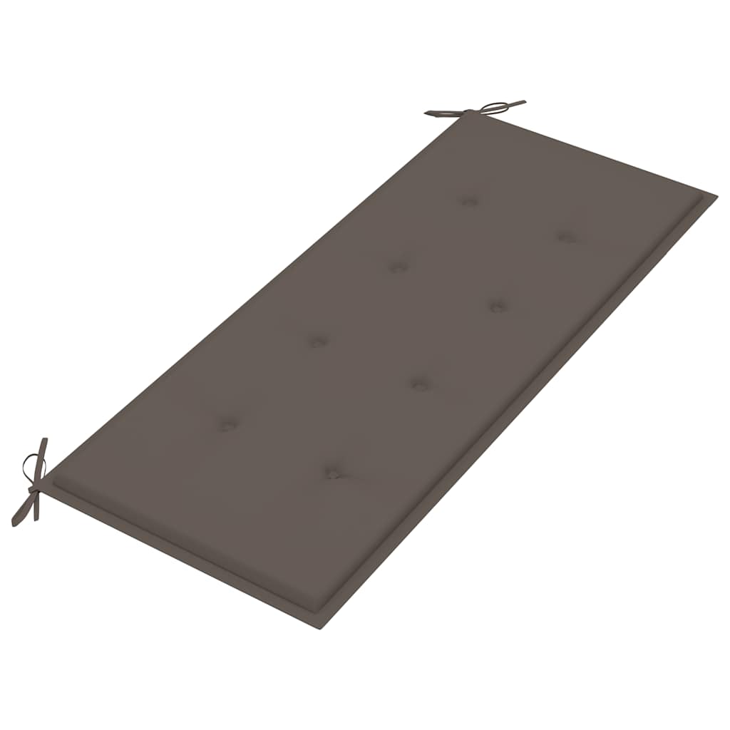 Vrtna klupa s jastukom 120 cm od masivnog bagremovog drva Tupe 120 x 50 x 4 cm