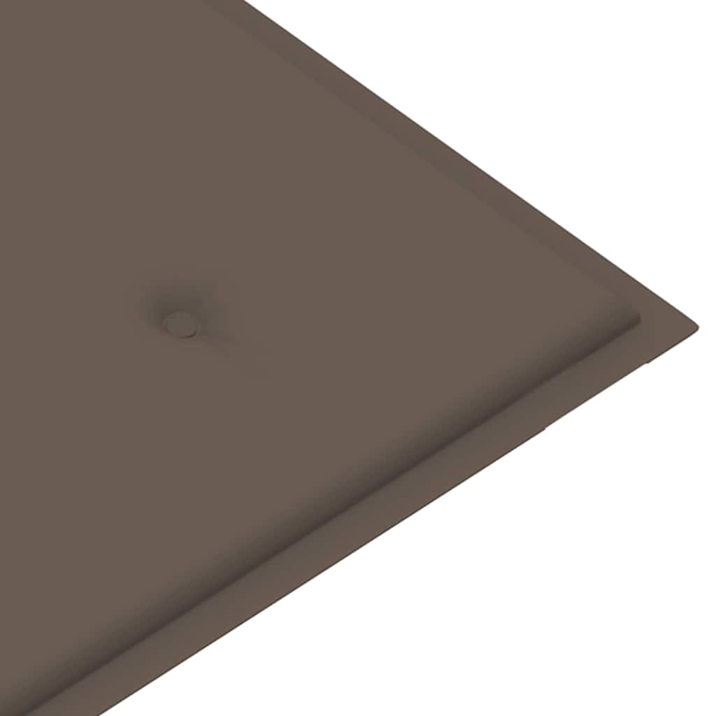 Vrtna klupa s jastukom 120 cm od masivnog bagremovog drva Tupe 120 x 50 x 4 cm