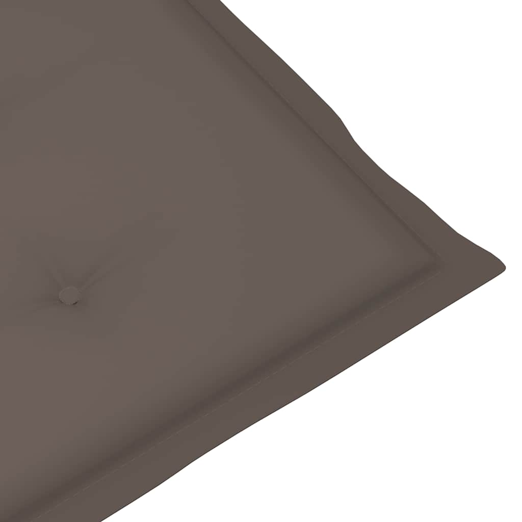 Sklopive stolice 6 kom s jastucima od punog bagremovog drveta Tupe 120 x 50 x 3 cm