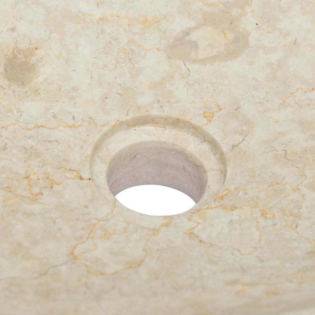 Umivaonik krem 50 x 35 x 10 cm mramorni