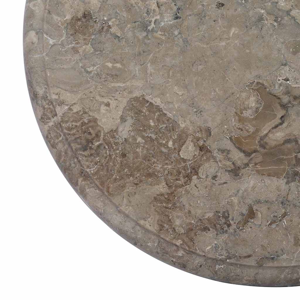 Stolna ploča siva Ø 40 x 2,5 cm mramorna