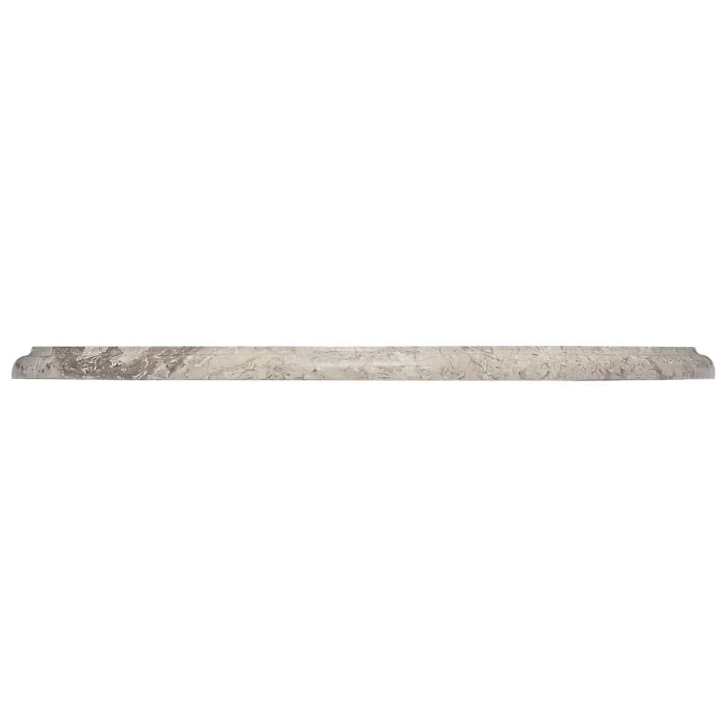 Stolna ploča siva Ø 50 x 2,5 cm mramorna