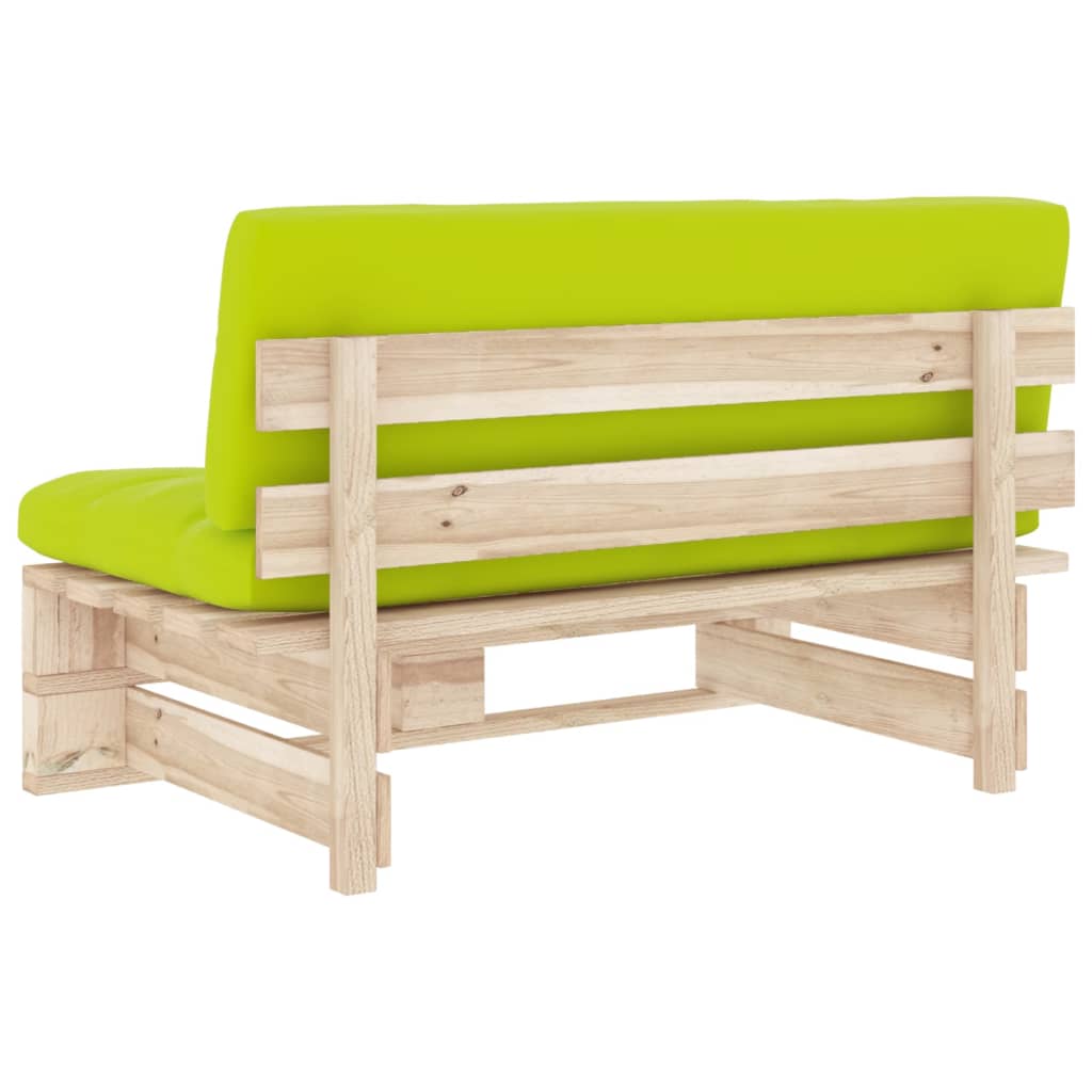 Srednja vrtna sofa od paleta od impregnirane borovine