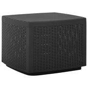 Vrtni stol boja sivi 53 x 53 x 40 cm plastični