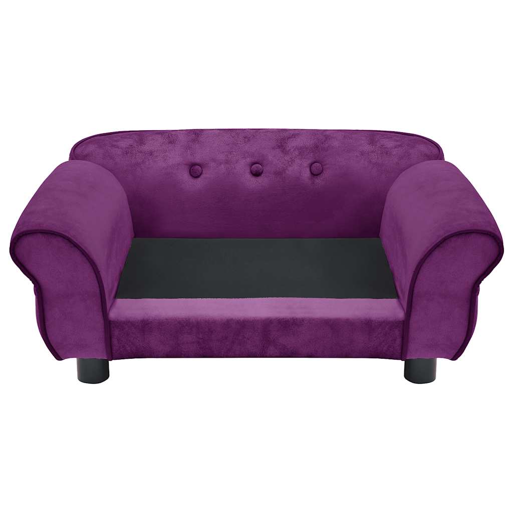 Sofa za pse bordo 72 x 45 x 30 cm plišana