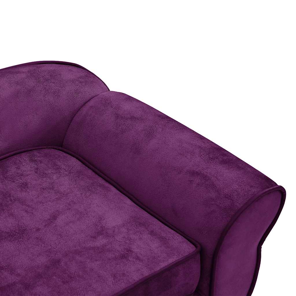 Sofa za pse bordo 72 x 45 x 30 cm plišana