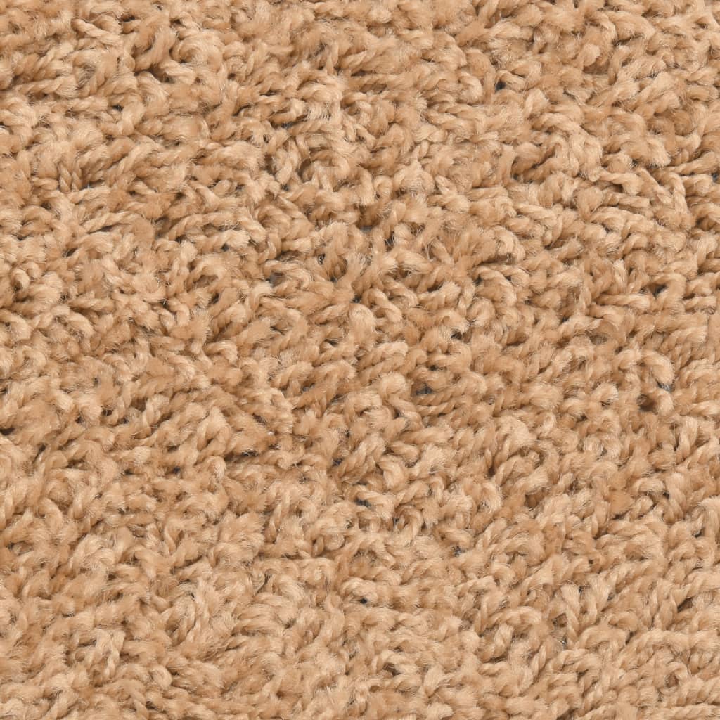 Prostirke za stepenice 10 kom 56x17x3 cm bež poluokrugle