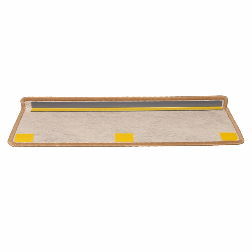 Samoljepljivi otirači za stepenice 15 kom 65x21x4 cm sisal