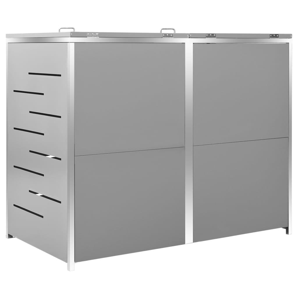 Spremište za dvije kante za smeće 138 x 77,5 x 112,5 cm čelično