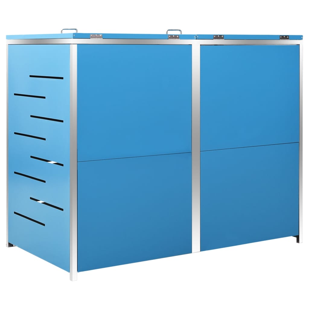 Spremište za dvije kante za smeće 138 x 77,5 x 112,5 cm čelično
