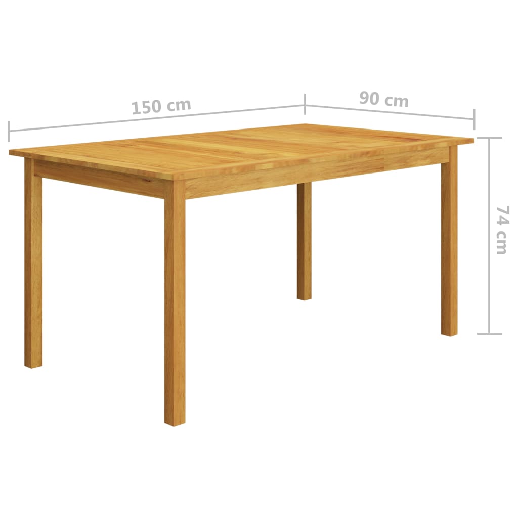 7-dijelni vrtni blagovaonski set crni