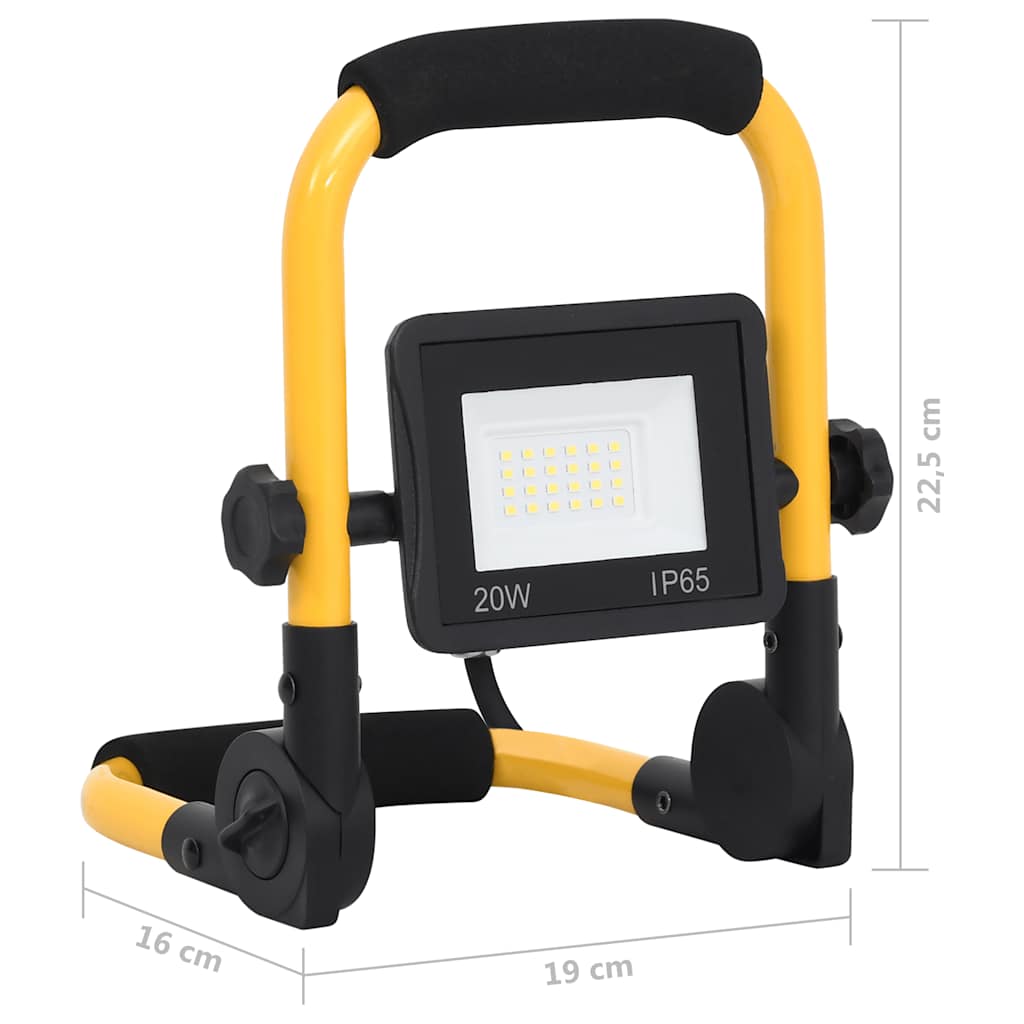 LED reflektor s ručkom 20 W hladni bijeli