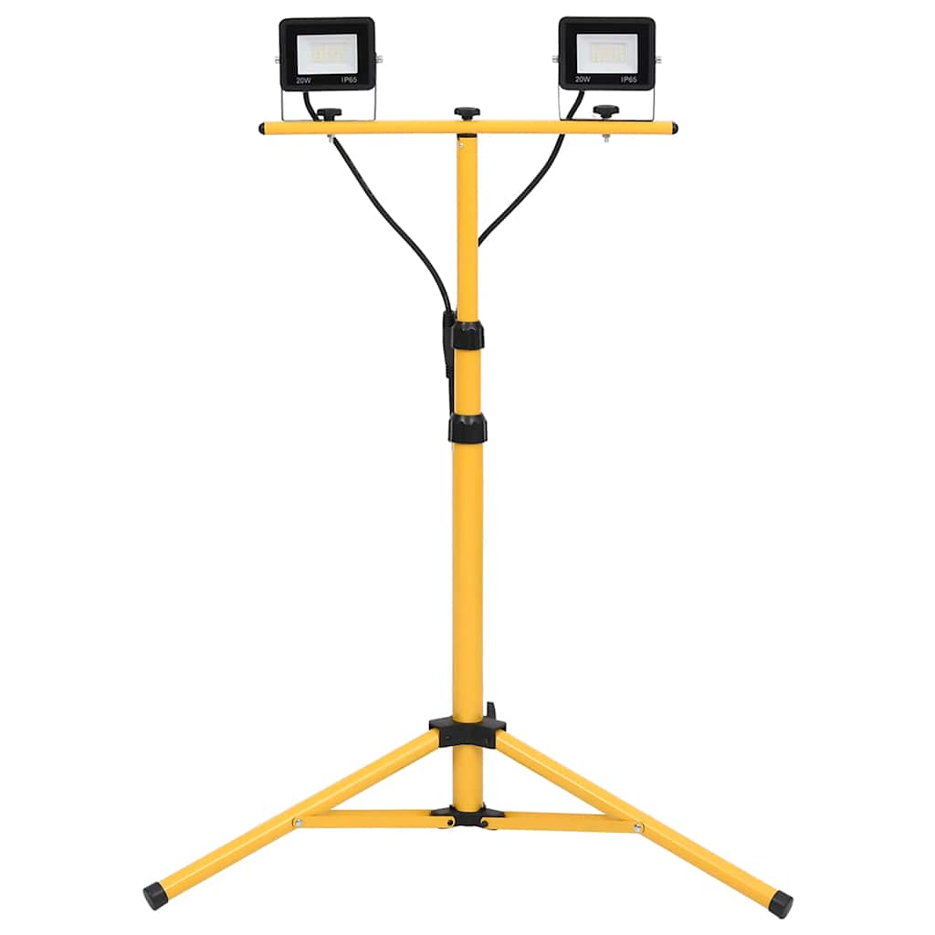 LED reflektor sa stativom 2 x 20 W hladni bijeli