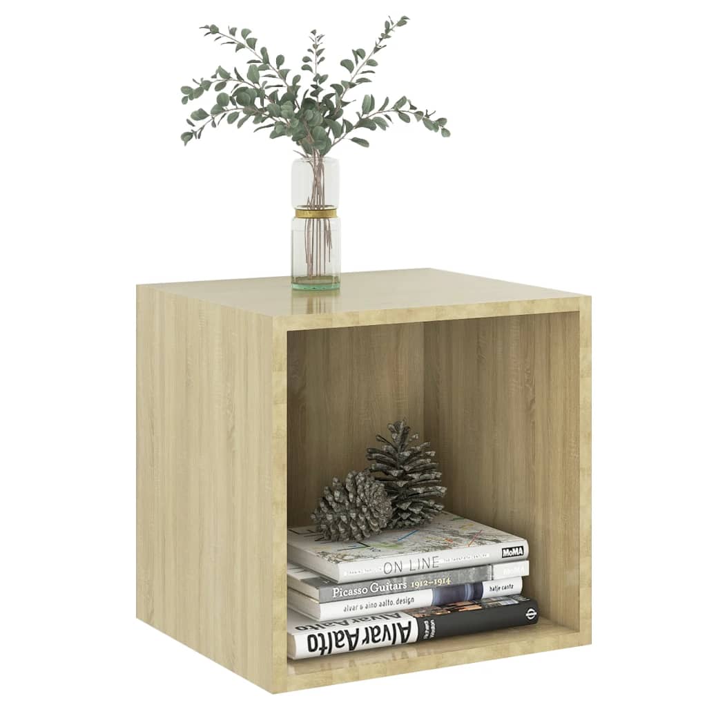 Zidni ormarići 2 kom boja hrasta 37x37x37 cm konstruirano drvo