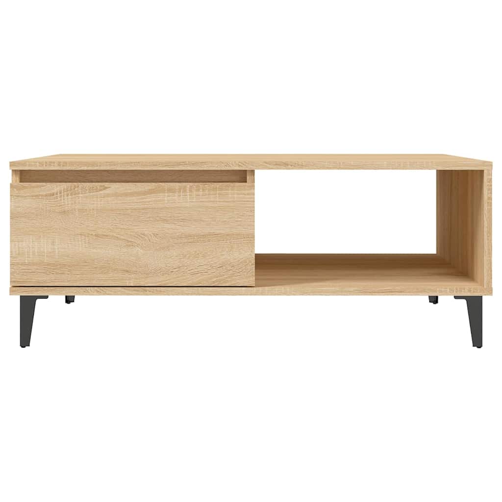 Stolić za kavu boja hrasta sonome 90x60x35 cm konstruirano drvo Smeđa