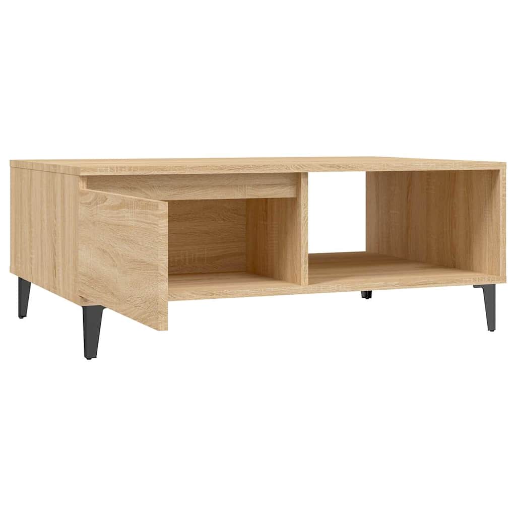 Stolić za kavu boja hrasta sonome 90x60x35 cm konstruirano drvo Smeđa