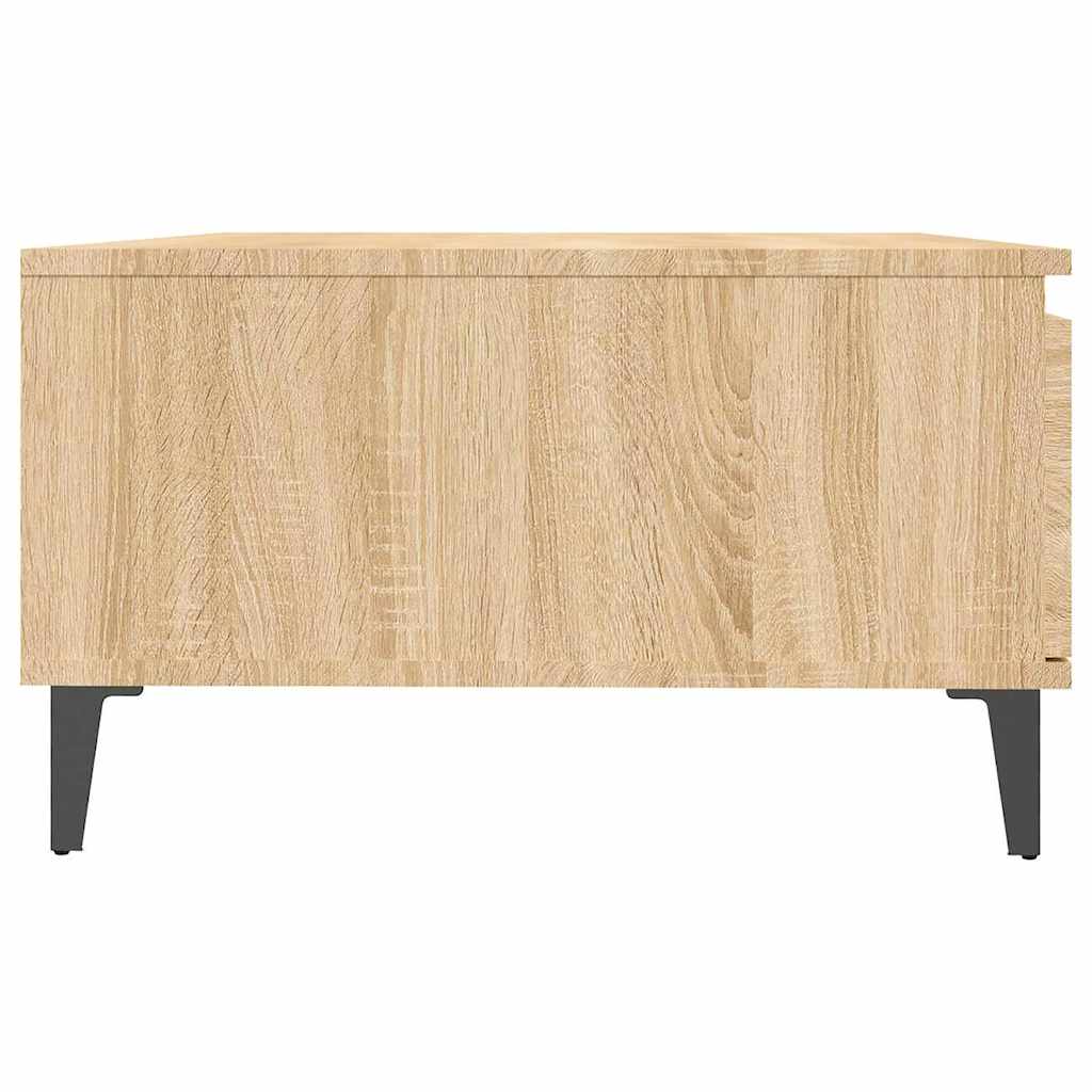 Stolić za kavu boja hrasta sonome 90x60x35 cm konstruirano drvo Smeđa