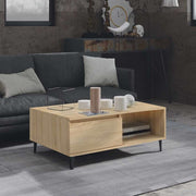 Stolić za kavu boja hrasta sonome 90x60x35 cm konstruirano drvo Smeđa