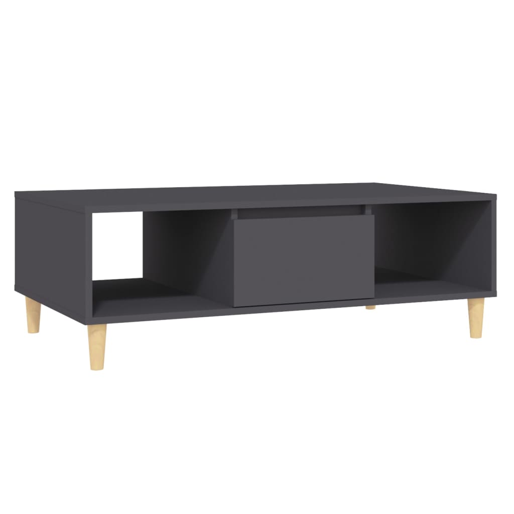 Stolić za kavu sivi 103,5 x 60 x 35 cm konstruirano drvo