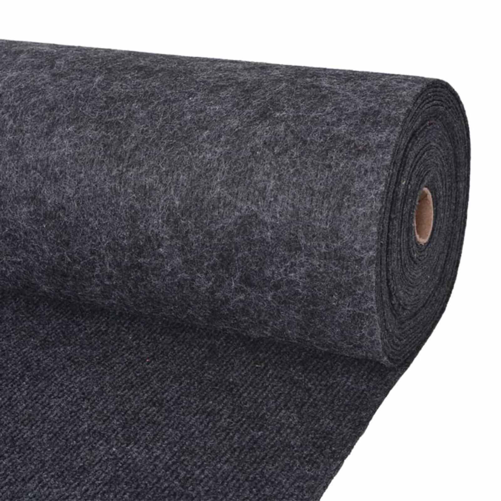 Tepih Antracit 1,2 x 15 m Poliester