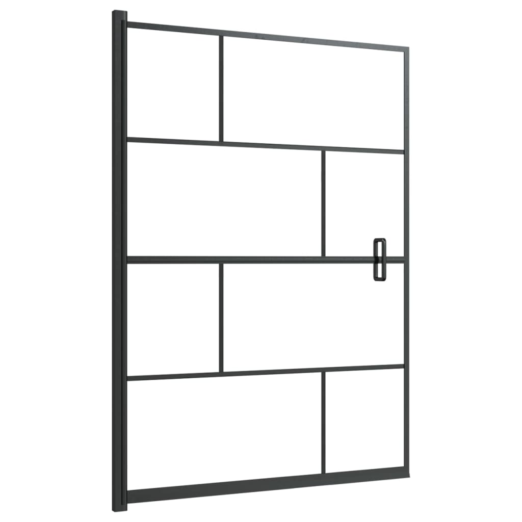 Pregrada za tuš ESG 100 x 140 cm crna