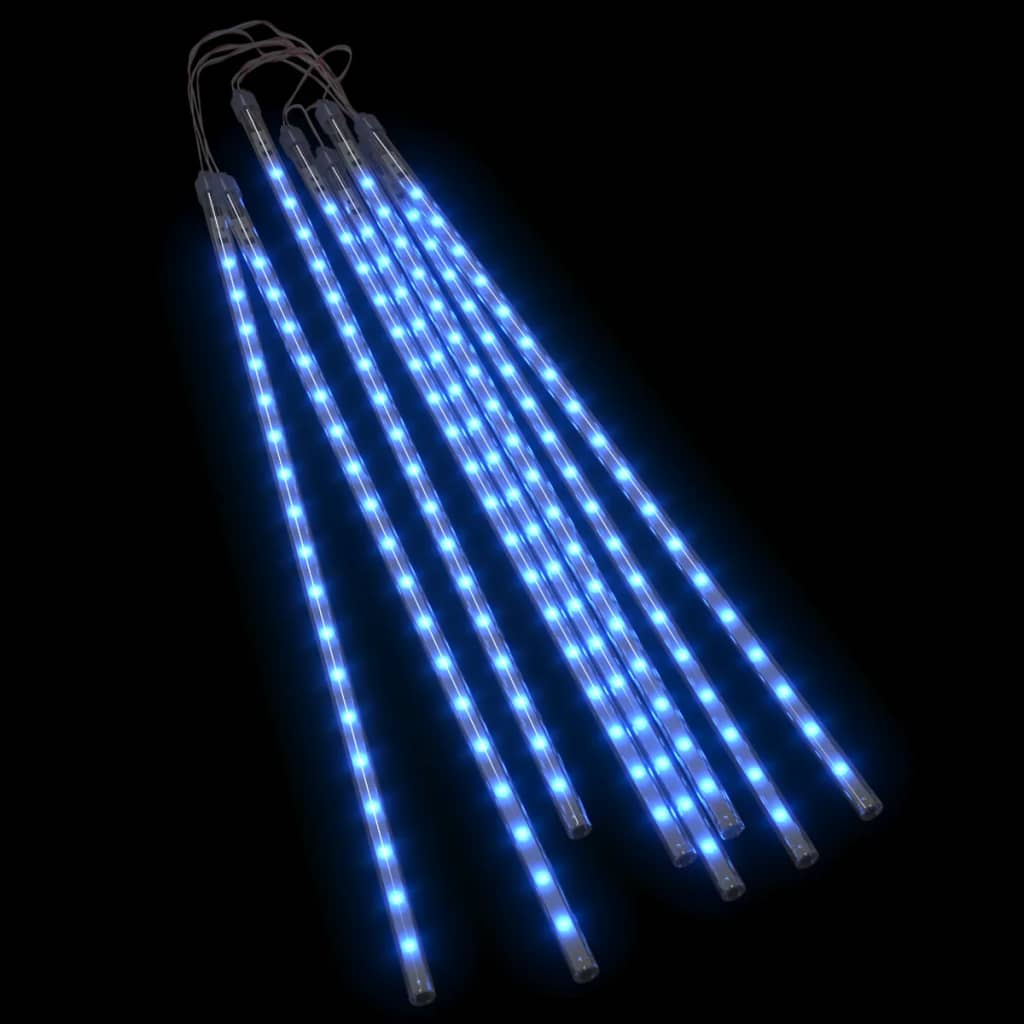 Meteorska svjetla 8 kom 50 cm plava 288 LED žarulja