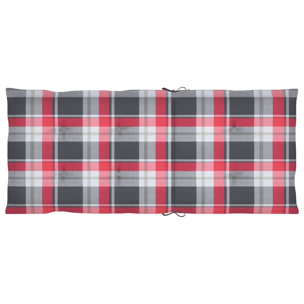 Nagibne vrtne stolice s jastucima 8 kom od masivne tikovine