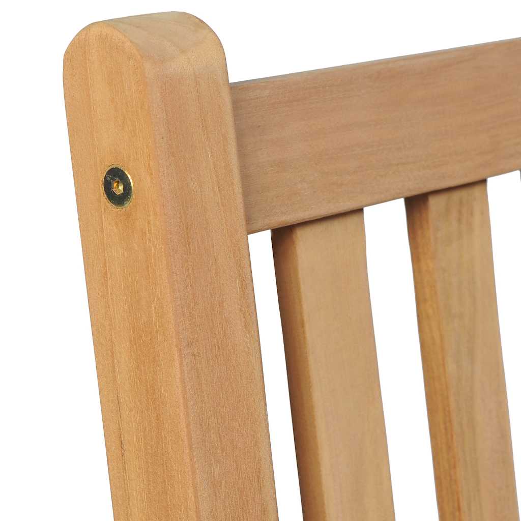 Vanjske stolice 8 kom od masivne tikovine