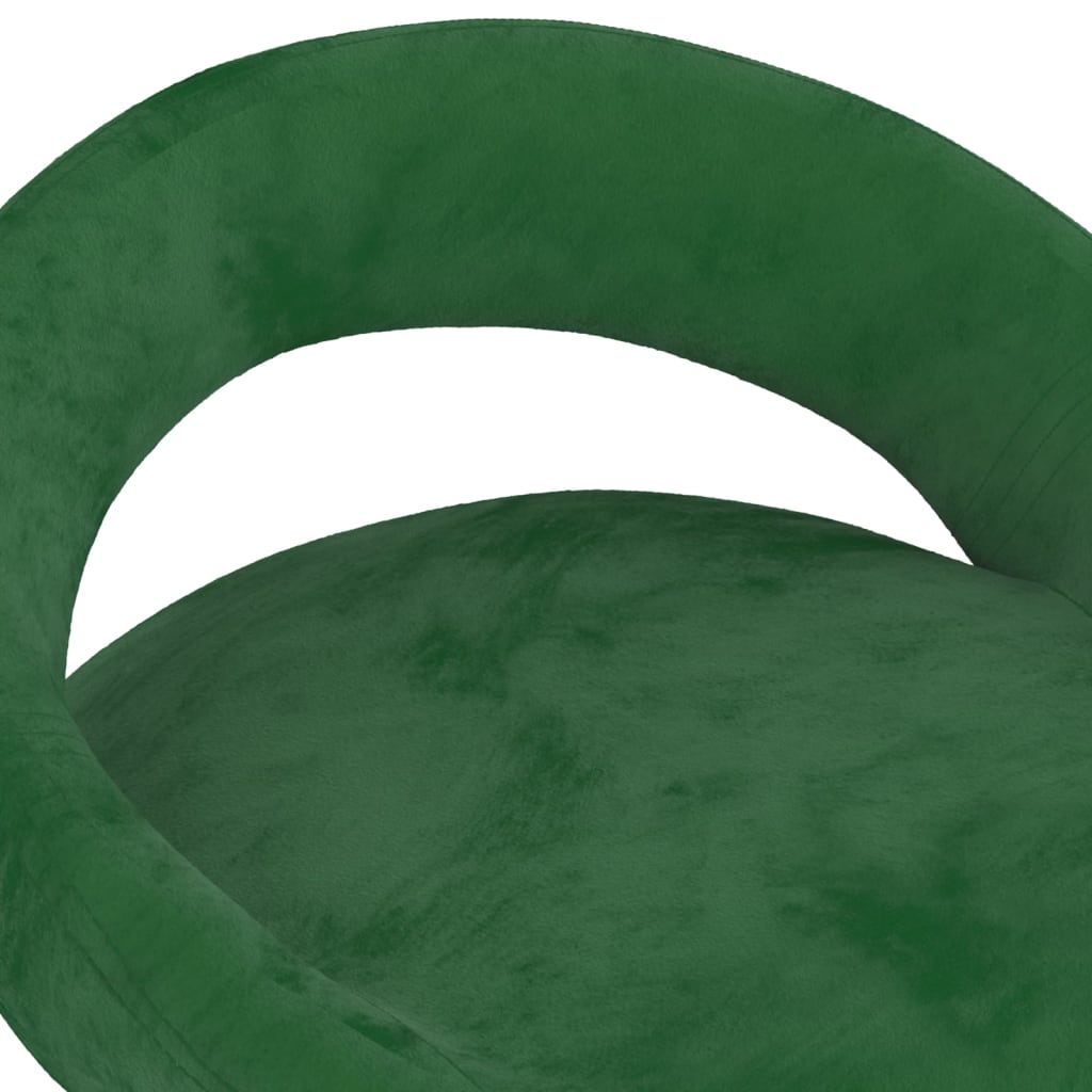 Barske stolice 2 kom. Tamnozeleni baršun