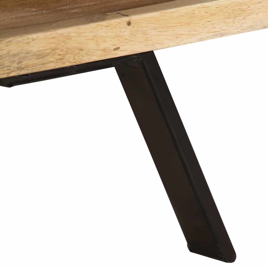TV ormarić 110 x 30 x 40 cm od masivnog drva manga Bež