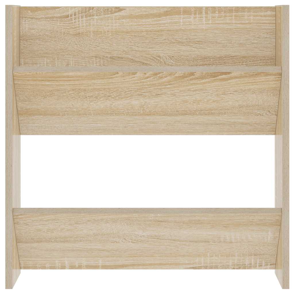 Zidni ormarić za cipele boja hrasta sonome 60x18x60 cm drveni