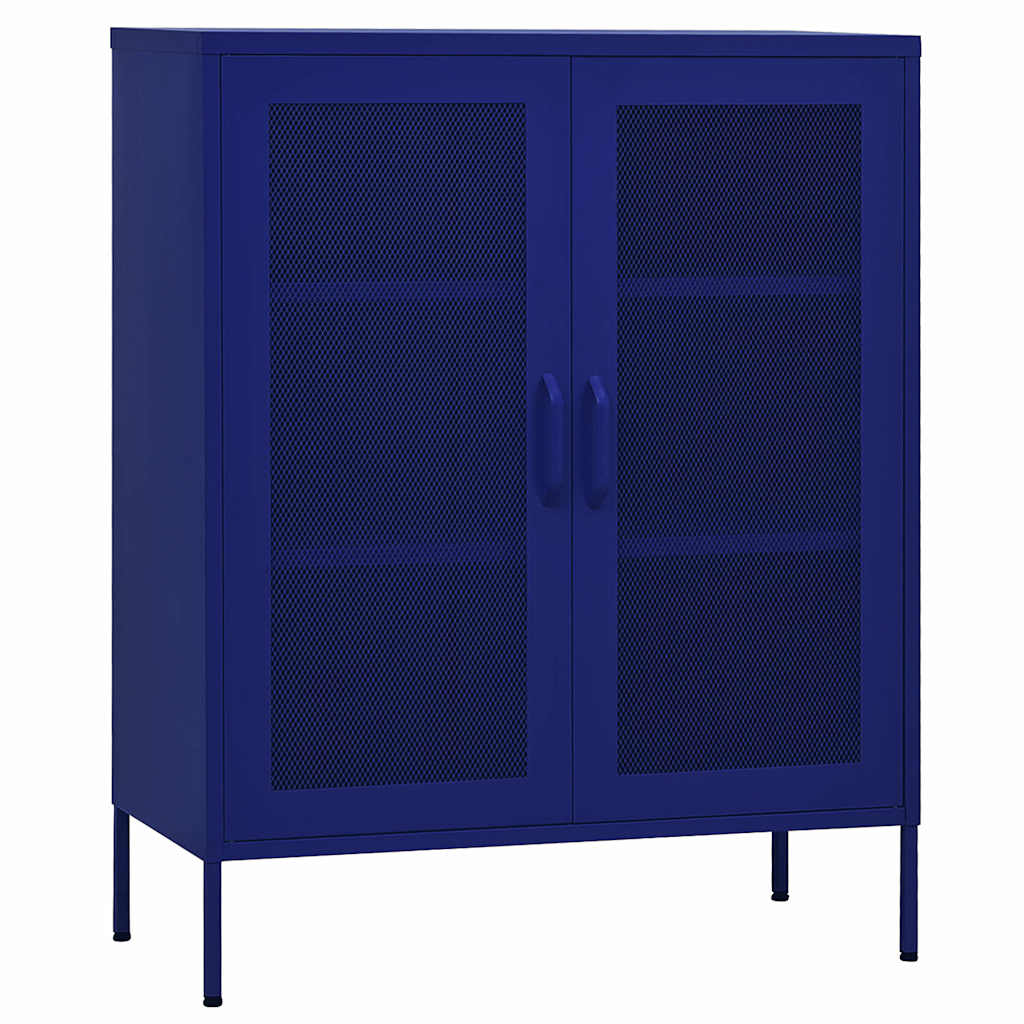 Ormarić za pohranu modri 80 x 35 x 101,5 cm čelični Plava