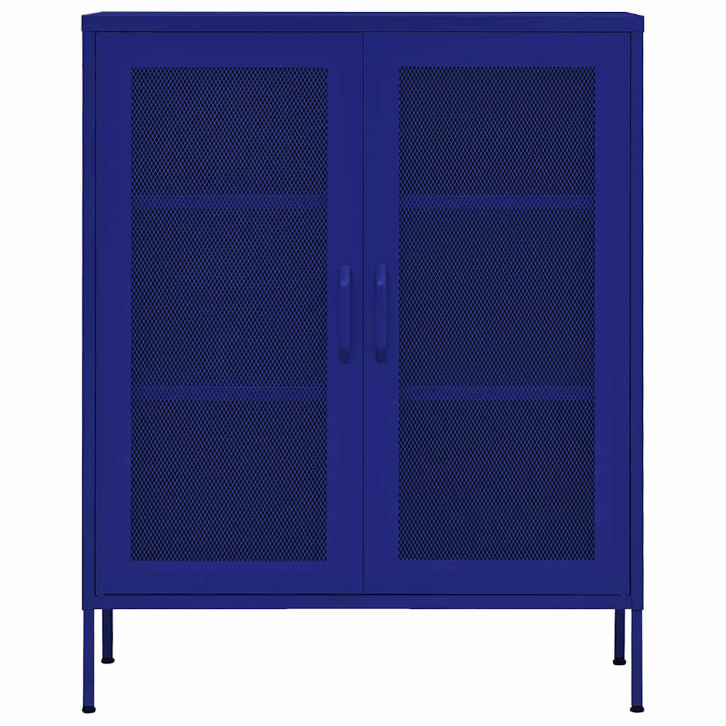 Ormarić za pohranu modri 80 x 35 x 101,5 cm čelični Plava