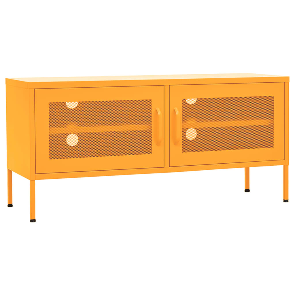 TV ormarić boja senfa 105 x 35 x 50 cm čelični
