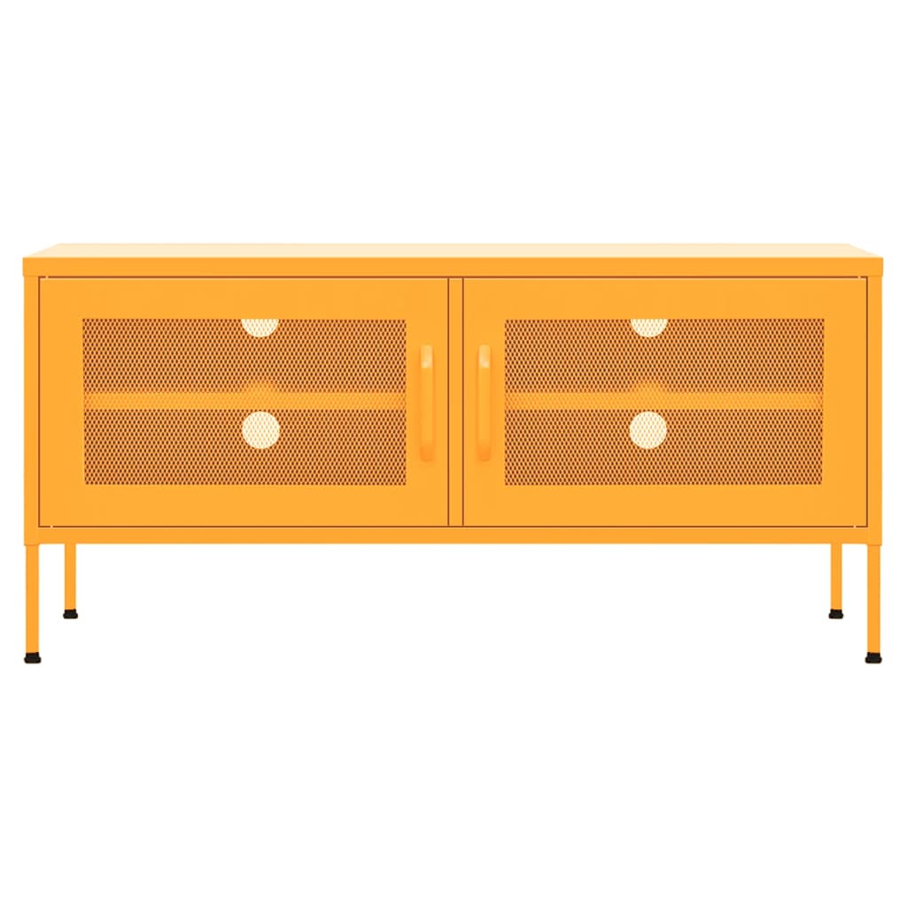 TV ormarić boja senfa 105 x 35 x 50 cm čelični